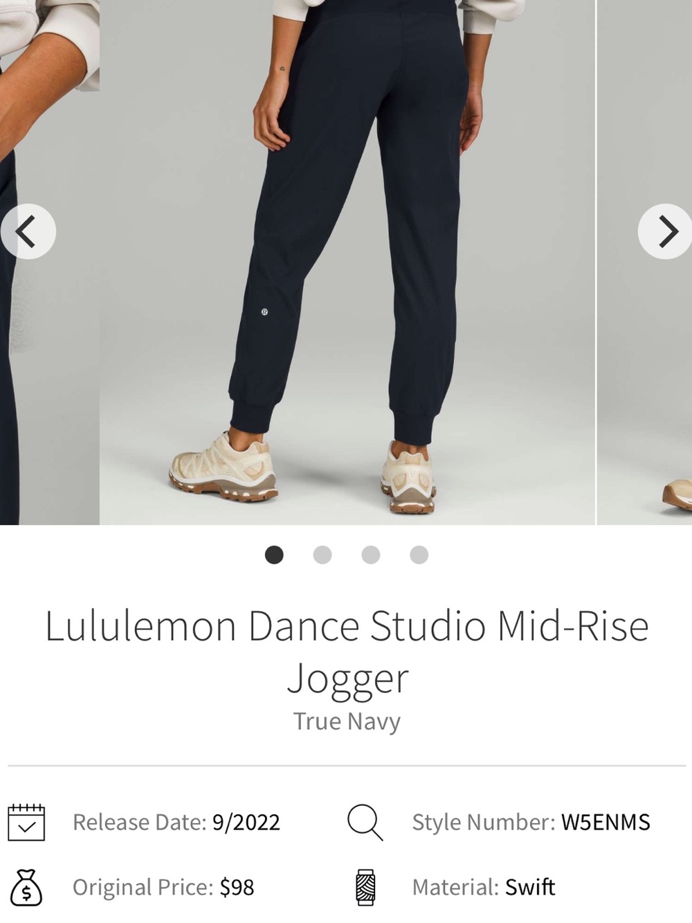 Lululemon Dance studio joggers
